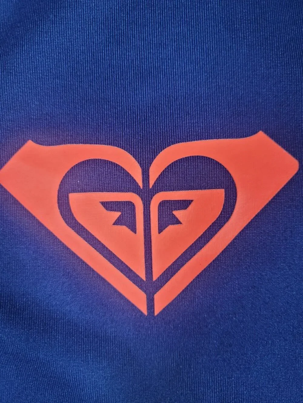 ROXY Girls Mid Sleeve Rashguard Top Size 5 Blue Whole Hearted